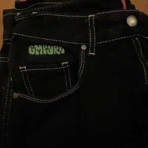 Size 4 in women’s baggy pants black and only wear once